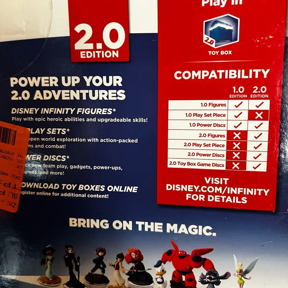 Disney INFINITY 2.0 Toy Box Starter Pack Lilo and stitch Merida X-box 360 NEW